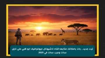 تردد جديد.. بات بإمكانك متابعة قناة ناشيونال جيوغرافيك أبو ظبي على نايل سات وعرب سات في 2025